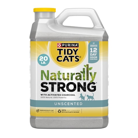 Tidy Cats Unscented Naturally Strong Clumping Clay Multi-Cat Litter