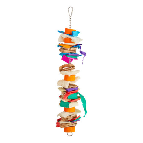 You & Me Make A Splash Preening Multi-color Bird Toy