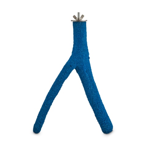 You & Me Blue Forked Sand Bird Perch
