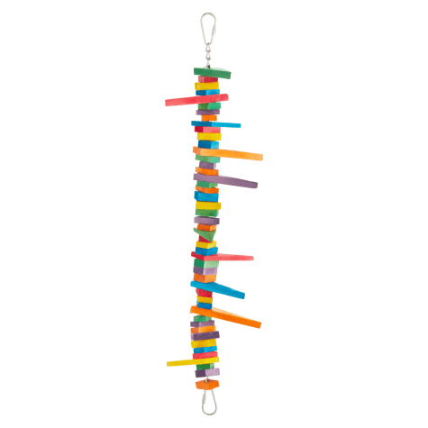 You & Me Miles of Blocks Chewing Bird Toy
