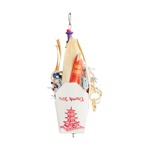 You & Me Chinese Takeout Foraging Bird Toy