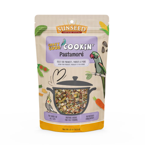 Sun Seed Crazy Good Cookin' Pastamore Treat for Birds