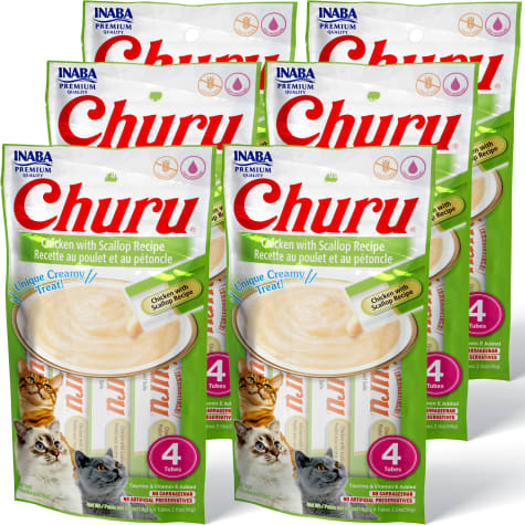Inaba Churu Chicken with Scallop Recipe Cat Treats
