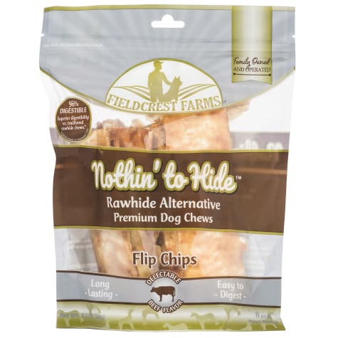 Fieldcrest Farms Nothin' to Hide Flip Chips Beef Flavor Dog Chew