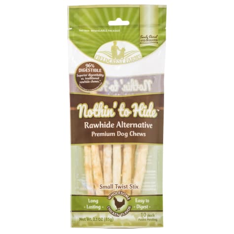 Fieldcrest Farms Nothin' to Hide Small Twist Stix Chicken Flavor Dog Chew