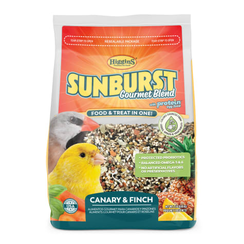 Higgins Sunburst Gourmet Blend Seed Canary & Finch Bird Food