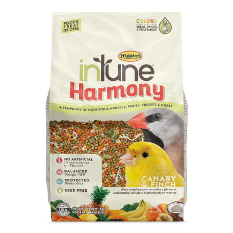 Higgins inTune Harmony Fruit Extruded Canary and Finch Bird Food