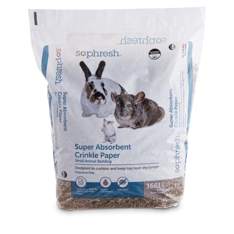 So Phresh Super-Absorbent Recycled Crinkle Paper Small Animal Bedding