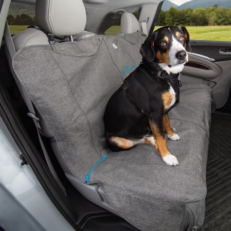 Kurgo Heather No Slip Grip Bench Seat Cover for Dog