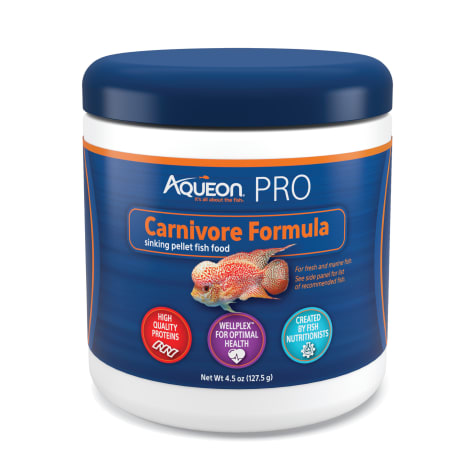 Aqueon Pro Carnivore Formula Fish Food Pellets