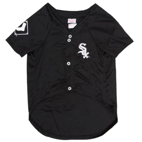 dog white sox jersey