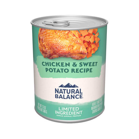 Natural Balance Limited Ingredient Adult Grain-Free Wet Canned Dog Food Chicken & Sweet Potato Recipe