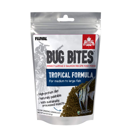 Fluval Bug Bites Tropical Fish Large Granules, 4.4 oz. | Petco