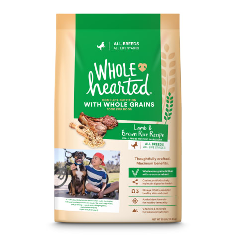 WholeHearted Lamb & Brown Rice Recipe with Whole Grains Dry Dog Food