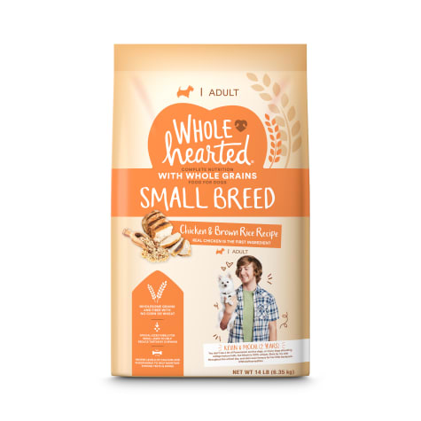 WholeHearted Adult Small-Breed Chicken & Brown Rice Recipe with Whole Grains Dry Dog Food