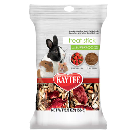 Kaytee Treat Stick with Superfoods Strawberry & Flax Seed