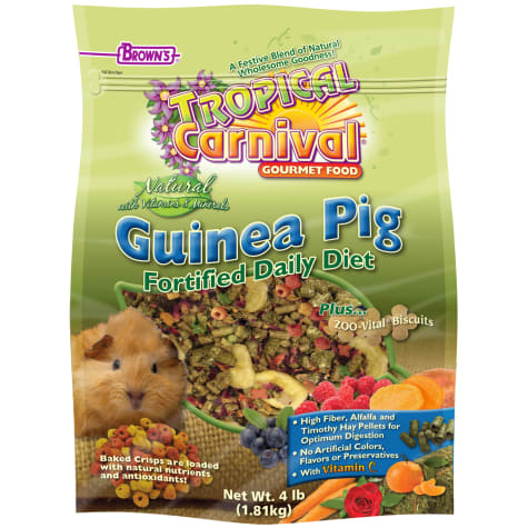 Brown's Tropical Carnival Natural Guinea Pig Fortified Daily Diet Food