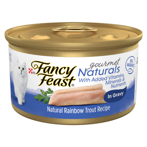 Fancy Feast Gourmet Naturals Rainbow Trout Recipe Gravy Wet Cat Food