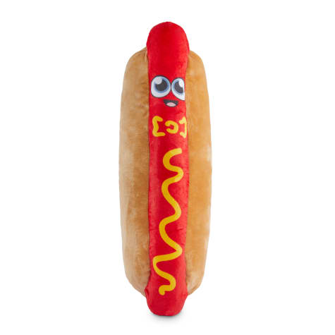 hot dog plush dog toy