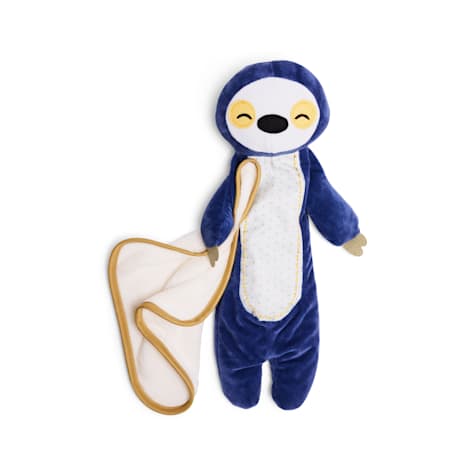 Leaps & Bounds Snuggle Sloth Comfort Plush Assorted Puppy Toy