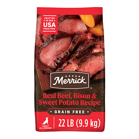 Merrick Grain Free Real Beef, Bison & Sweet Potato Recipe Dry Dog Food