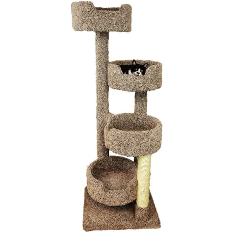New Cat Condos 4 Level Brown Cat Stairway