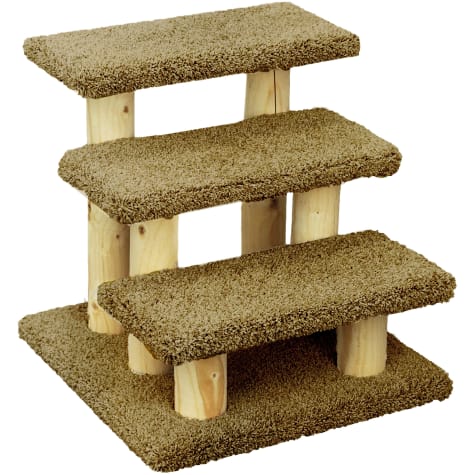 New Cat Condos 3 Level Premier Brown Post Stairs