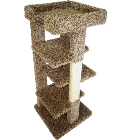 New Cat Condos 4 level Brown Cat Tree