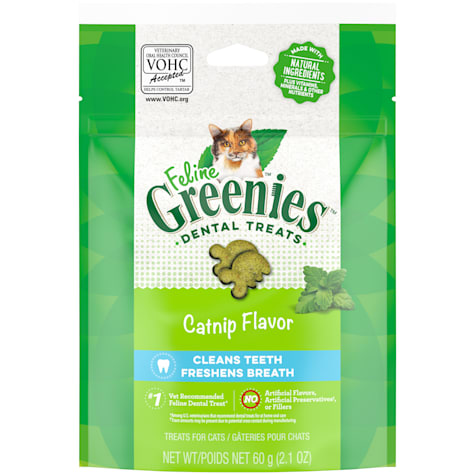 Greenies Natural Catnip Flavor Adult Dental Cat Treats