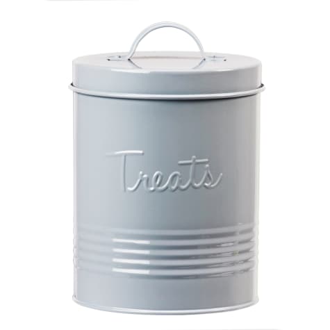 Amici Home Retro Treats Grey Canister for Pets