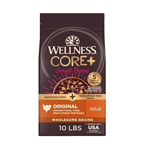 Wellness CORE+ High Protein Small Breed Original Turkey & Chicken with Freeze Dried Pieces Recipe Dry Dog Food