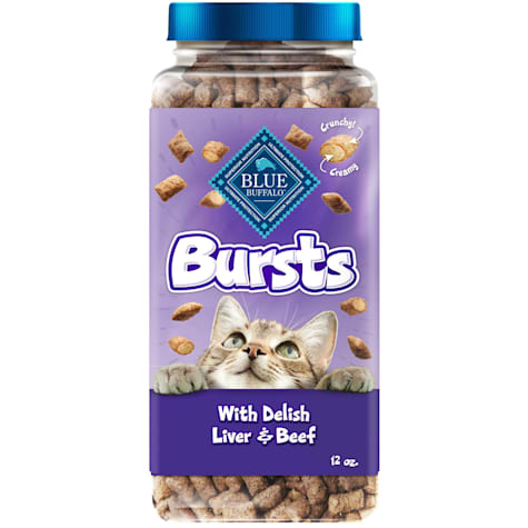 Blue Buffalo Bursts Great for Training Delish Liver & Beef Crunchy & Creamy Cat Treats