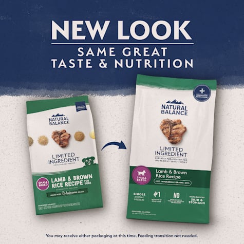 natural balance lamb and rice small bites