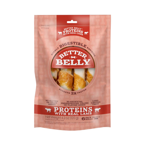 Better Belly Proteins With Real Lamb Digestible Small Dog Chew