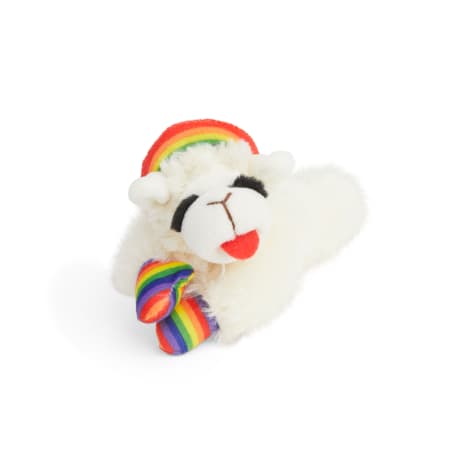 rainbow dog stuffed animal