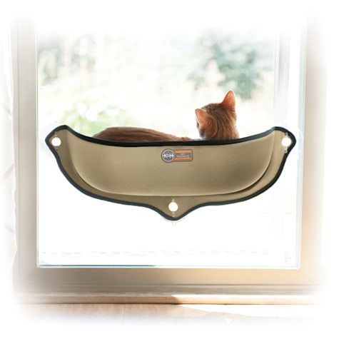 K&H EZ Mount Tan Window Bed Kitty Sill