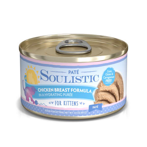 Soulistic Pate Kitten Chicken Breast Formula in a Hydrating Puree Wet Cat Food