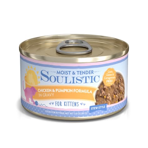 Soulistic Moist & Tender Kitten Chicken & Pumpkin Formula in Gravy Wet Cat Food