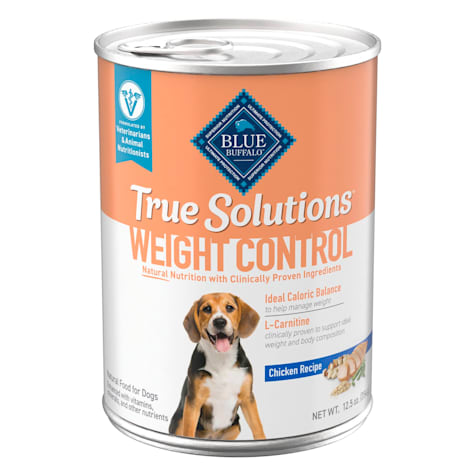 Blue Buffalo True Solutions Healthy Weight, Weight Control Formula Chicken Adult Wet Dog Food