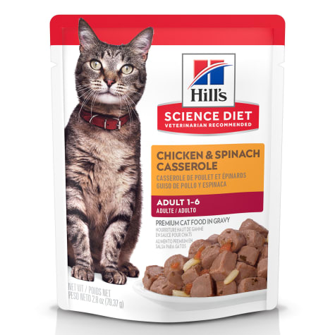 Hill's Science Diet Chicken & Spinach Adult Wet Cat Food