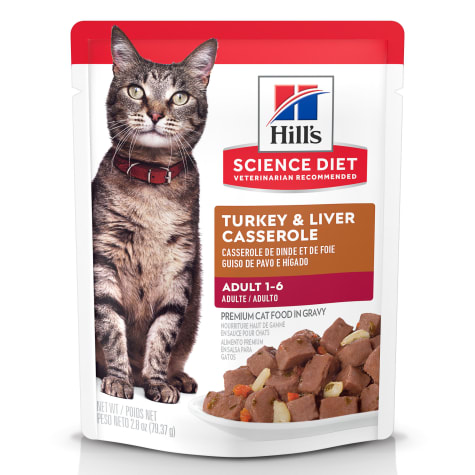 Hill's Science Diet Turkey & Liver Adult Wet Cat Food