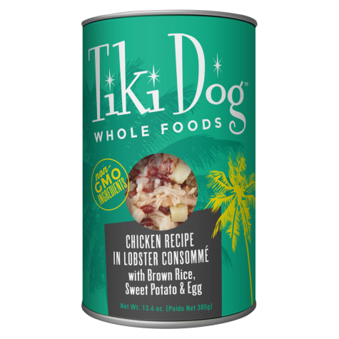 Tiki Dog Whole Foods Chicken Recipe in Lobster Consomme Wet Dog Food