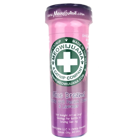 Meowijuana Mice Dreams Catnip with Passion Flower & Lavender Blend for Cats