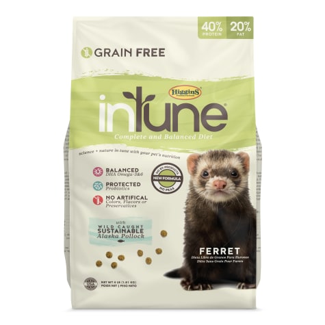 Higgins inTune Grain-Free Complete & Balanced Diet Ferret Food