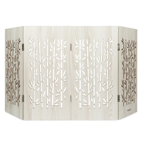 Cardinal Gates Decorative Aspen Bamboo Freestanding Pet Gate