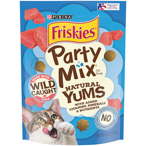 Friskies Party Mix Natural Yums With Wild Tuna Cat Treats