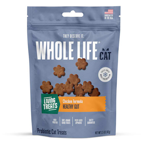 Whole Life Pet Living Treats Probiotics Chicken Recipe Cat Treats