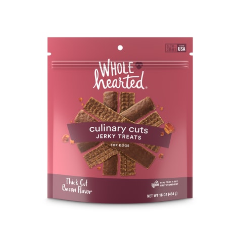 WholeHearted Culinary Cuts Thick Cut Bacon Recipe Jerky Dog Treats