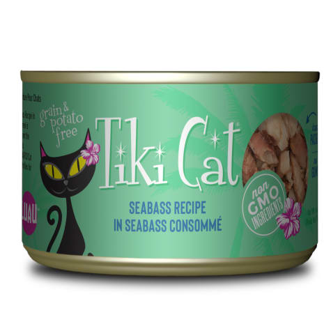 Tiki Cat Luau Seabass Recipe Wet Cat Food