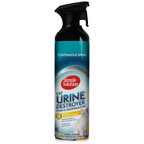 Simple Solution Urine Destroyer Continuous Spray Stain and Odor Remover for Cats